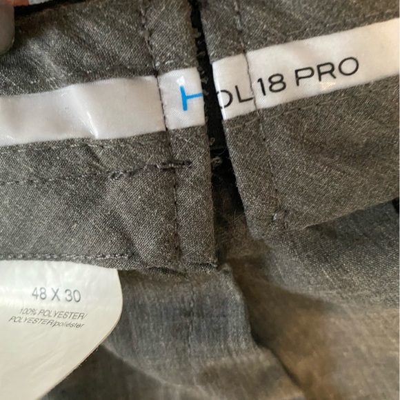 Haggar Mens black Dress Pants Cool 18 Pro big man classic comfort waist 48/26 - Picture 4 of 5